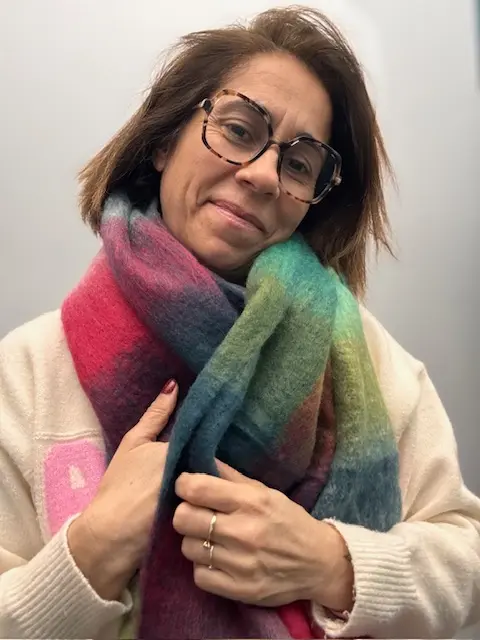 ECHARPES DOLCE (ROSE FONCE)