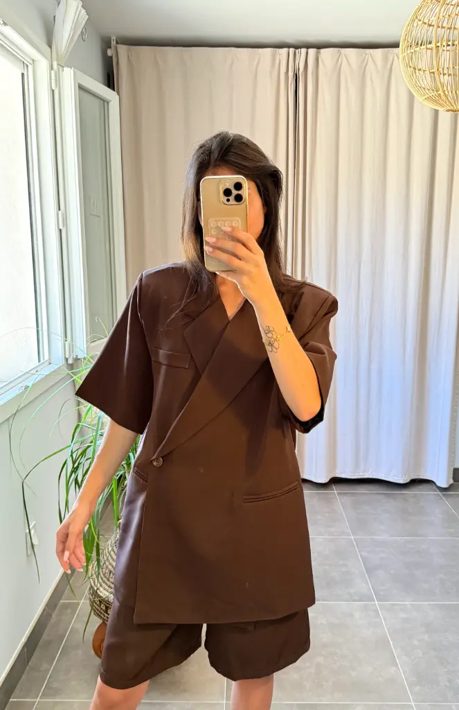 ENSEMBLE ROMA MARRON