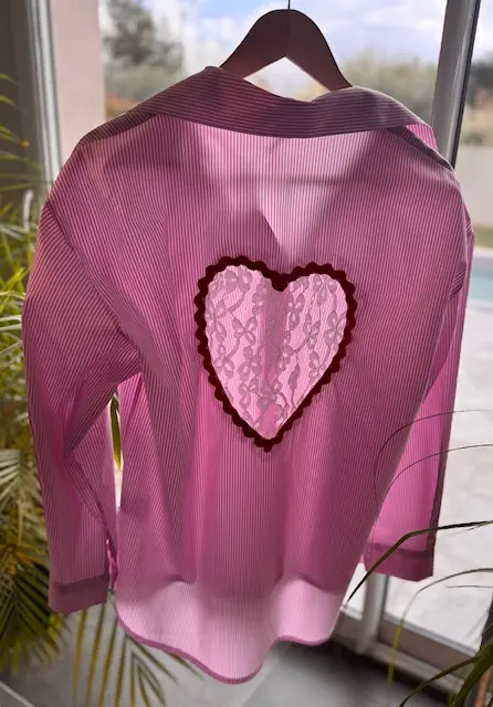 CHEMISE ST VALENTIN ROSE