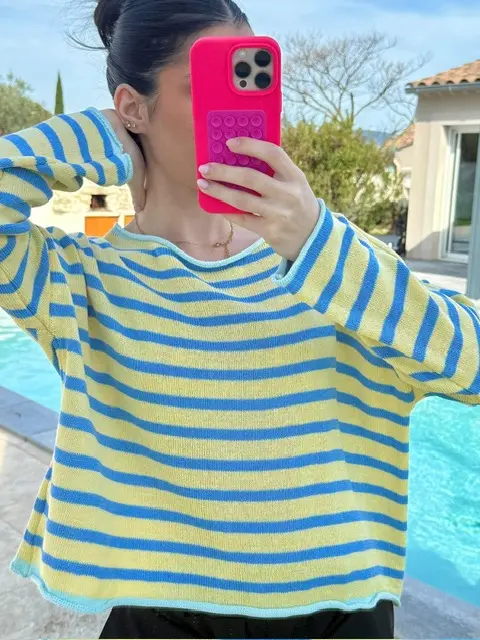 PULL MARINIERE COCO (MARRON)