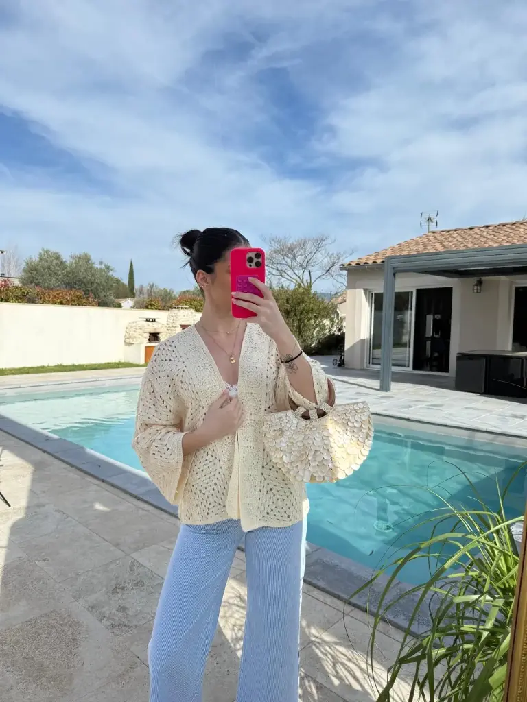 GILET EN CROCHET INAYA