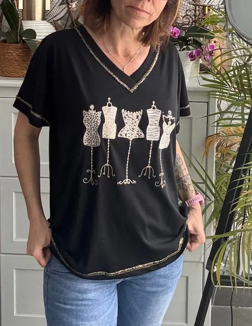 T-SHIRT STRASS