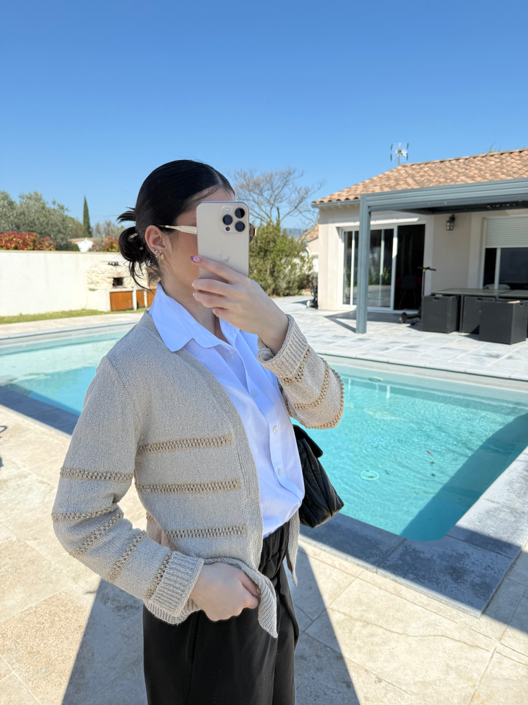 GILET APOLINE (blanc)