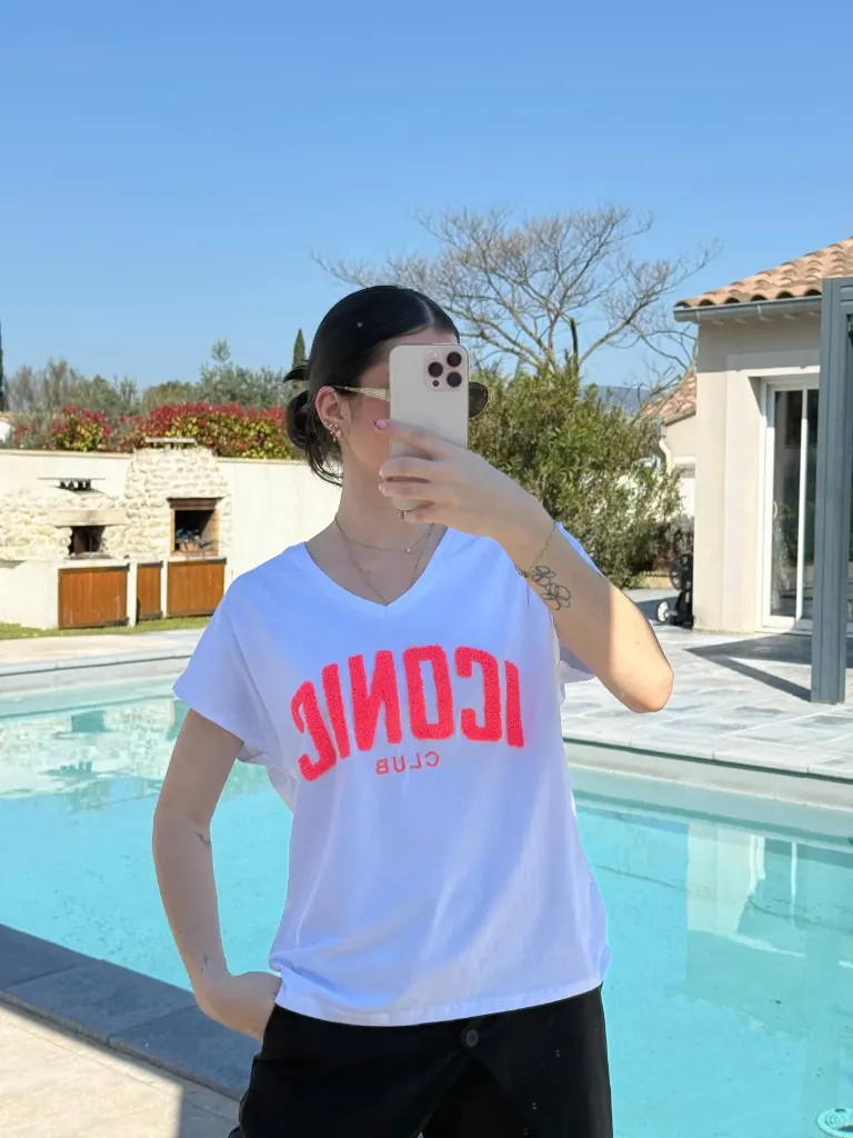 T-SHIRT ICONIC (ROSE)