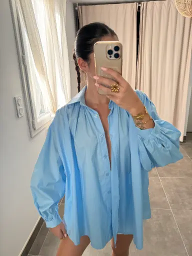  CHEMISE MIA BLEUE