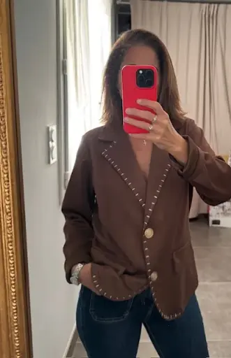 Blazer AMOR Marron